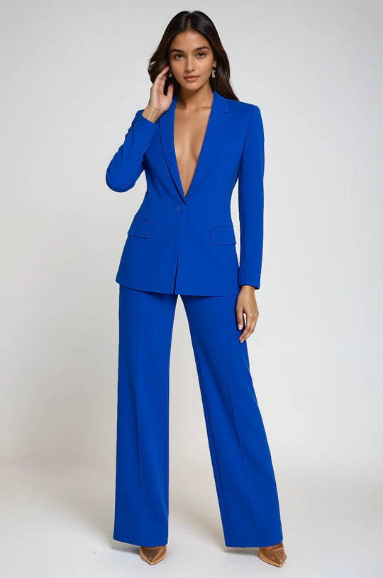 Women’s Blazer and Trouser Suit – Modern Two-Piece Work and Occasion Set