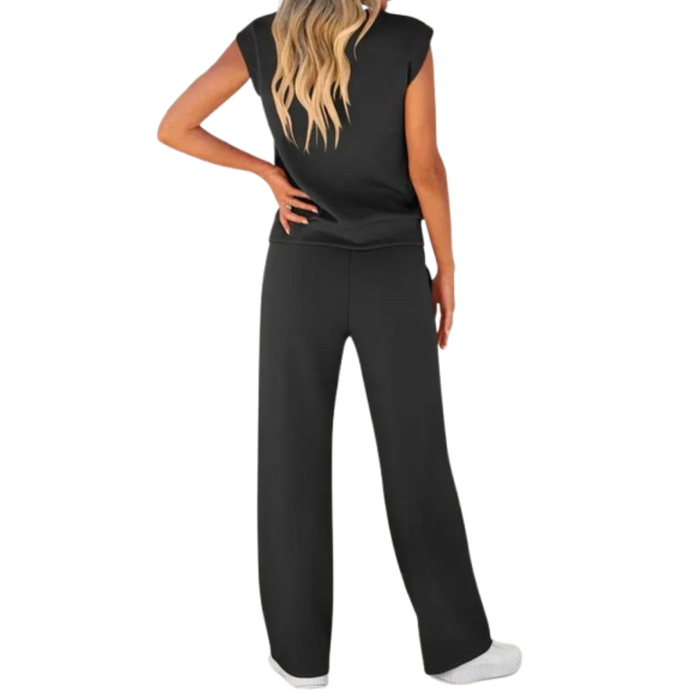 Women's Chic Lounge Set – Comfortable Coordinated Two-Piece Outfit