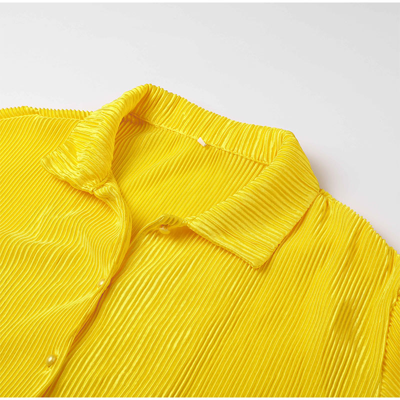 Women’s Colourful Two-Piece Set – Relaxed Blouse and Loose Trousers