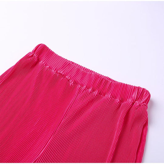 Women’s Colourful Two-Piece Set – Relaxed Blouse and Loose Trousers