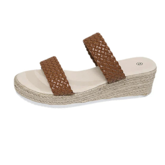 Women’s Comfortable Open Wedge Sandals with Stable Sole
