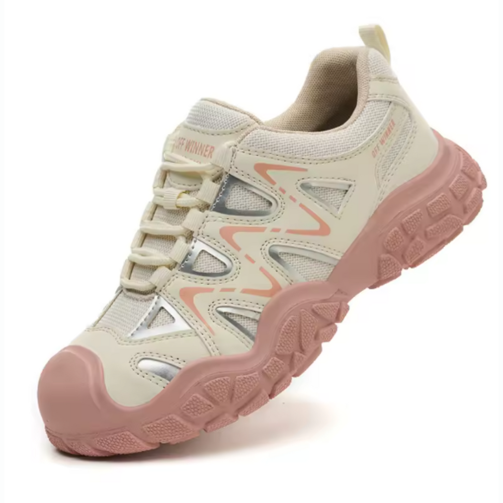 Women's Dial-Closure Steel-Toe Safety Shoes with Puncture Protection