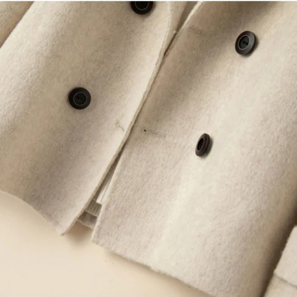 Women's Double-Breasted Blazer with Structured Lapels, S–2XL