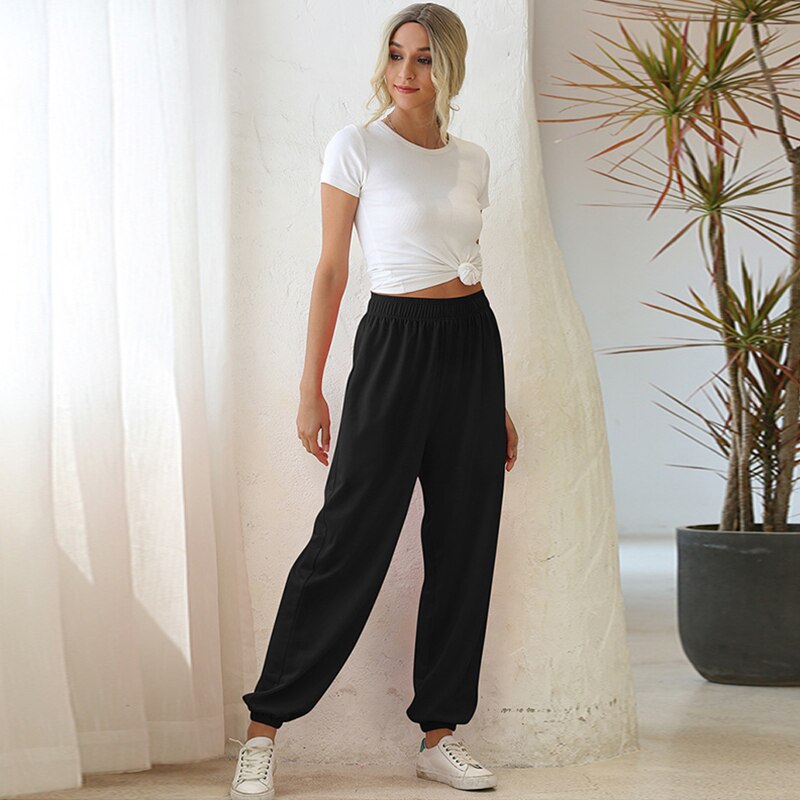 Women’s Fleece Jogger Pants – Thick Soft Drawstring Loungewear