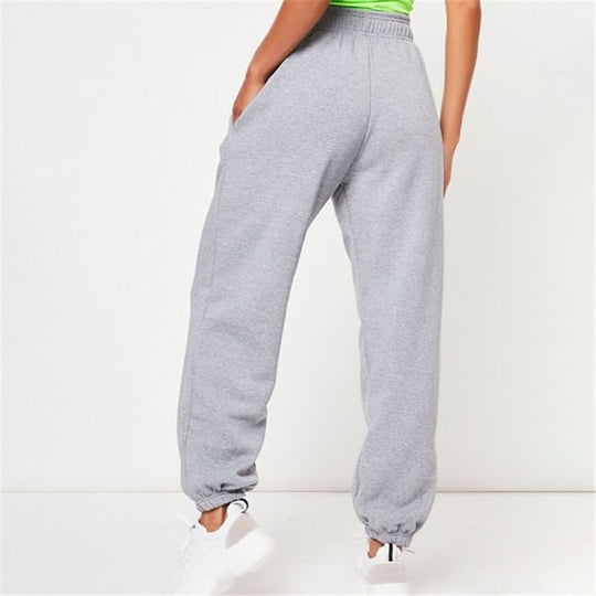 Women’s Fleece Jogger Pants – Thick Soft Drawstring Loungewear