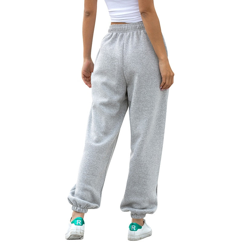 Women’s Fleece Jogger Pants – Thick Soft Drawstring Loungewear