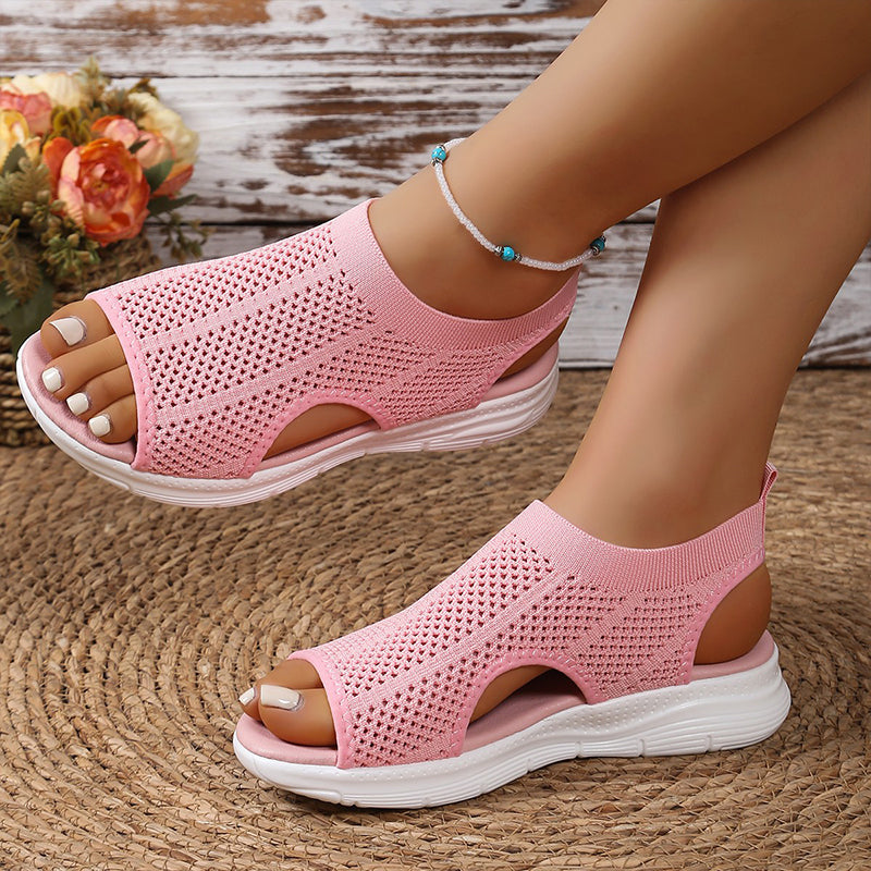 Women’s Flexible Open Sandals with Stable Comfort Sole