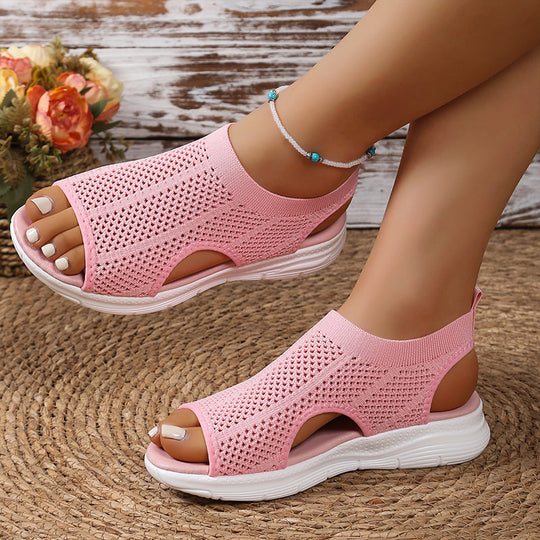 Women’s Flexible Open Sandals with Stable Comfort Sole