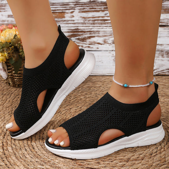 Women’s Flexible Open Sandals with Stable Comfort Sole