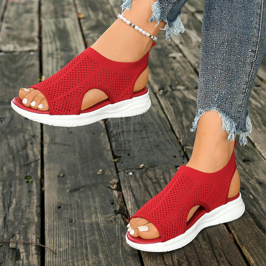 Women’s Flexible Open Sandals with Stable Comfort Sole