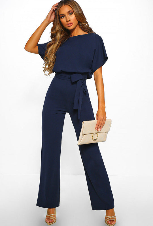 Women’s High-Waist Jumpsuit – Elegant One-Piece Outfit for Work and Events