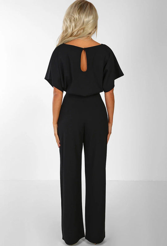 Women’s High-Waist Jumpsuit – Elegant One-Piece Outfit for Work and Events