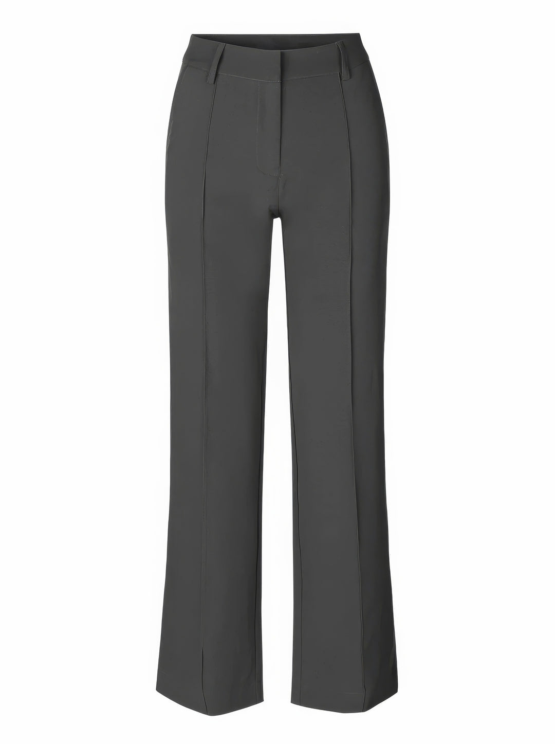 Women’s High-Waisted Straight-Leg Pants – Soft Stretch Trousers