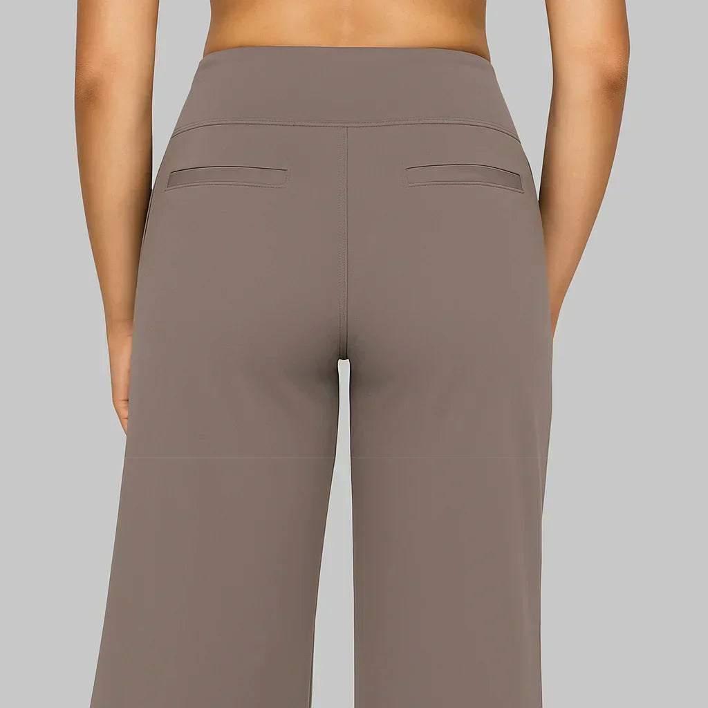 Women’s High-Waisted Yoga Pants – Soft Stretch Straight-Leg Activewear