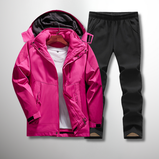 Women’s 3-in-1 Outdoor Set – Detachable Fleece, Shell Jacket and Hiking Trousers