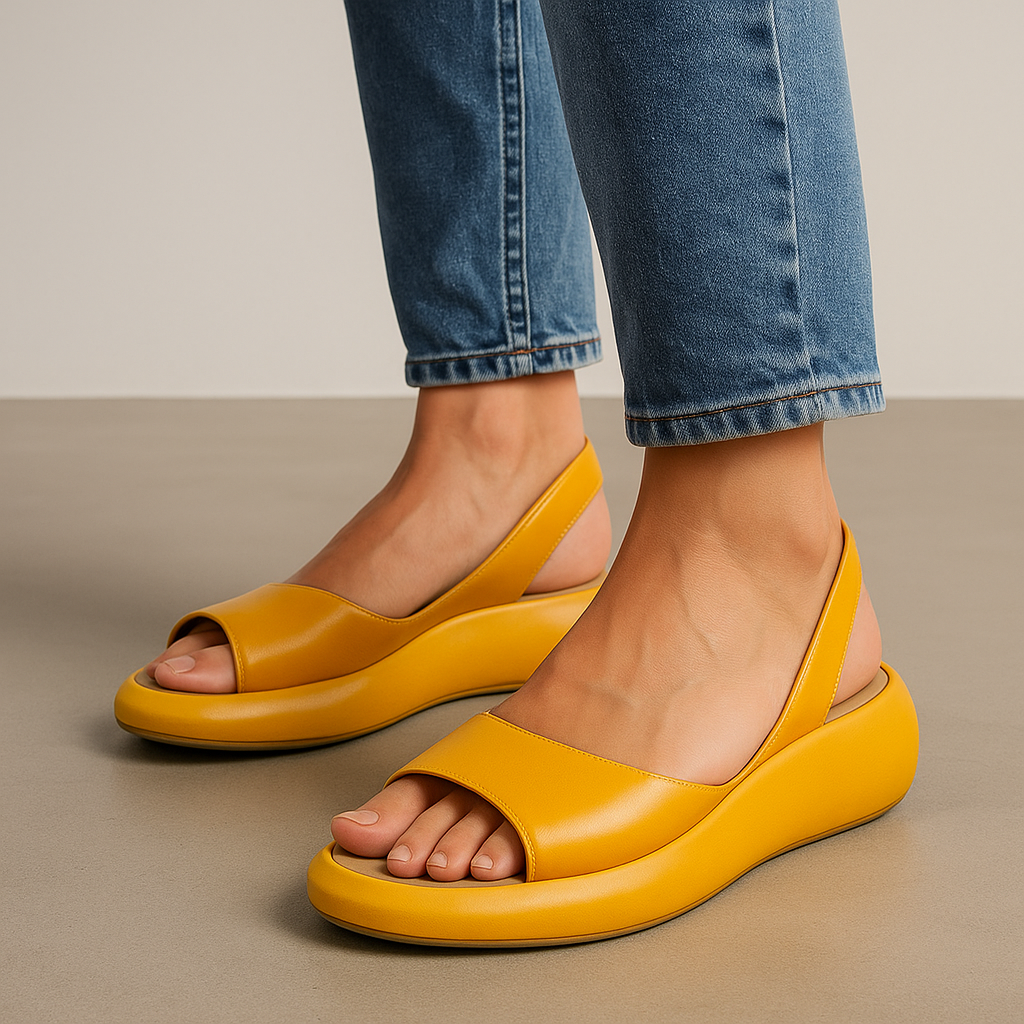 Women’s Lightweight Open-Toe Sandals with Supportive Sole
