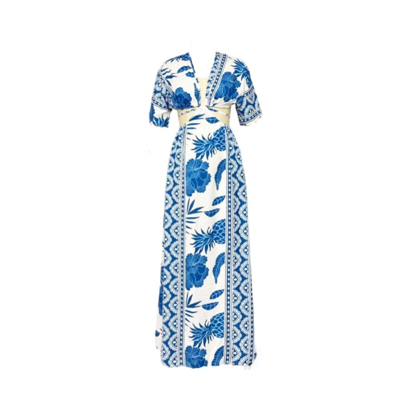 Women's Lightweight Printed Summer Maxi Dress – Flowing Fit
