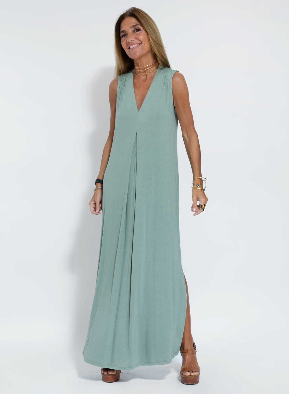 Women's Maxi Dress and Kimono Set – Stretchy Summer Two-Piece Outfit
