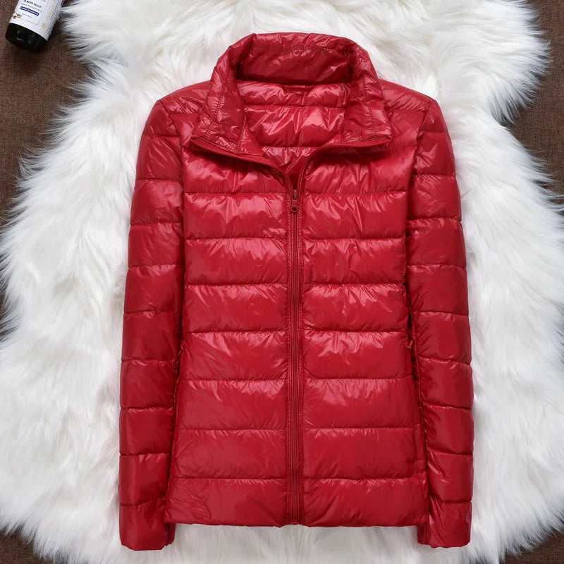 Women’s Packable Ultralight Puffer Jacket – Lightweight Travel Layer