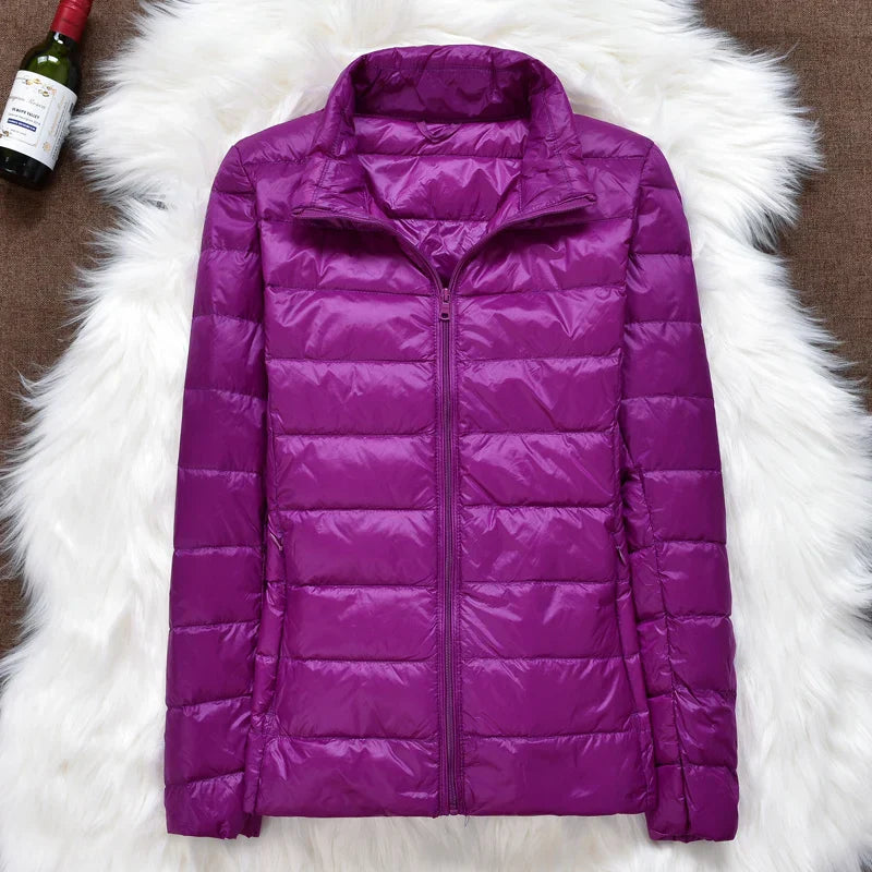 Women’s Packable Ultralight Puffer Jacket – Lightweight Travel Layer