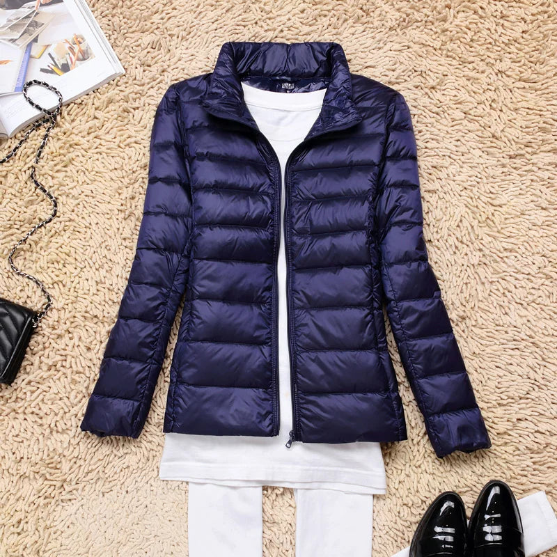 Women’s Packable Ultralight Puffer Jacket – Lightweight Travel Layer