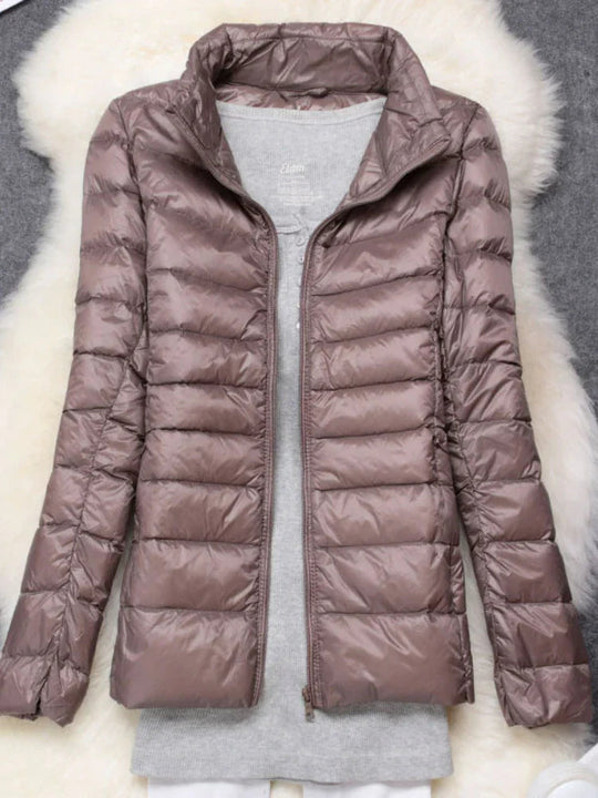 Women’s Packable Ultralight Puffer Jacket – Lightweight Travel Layer