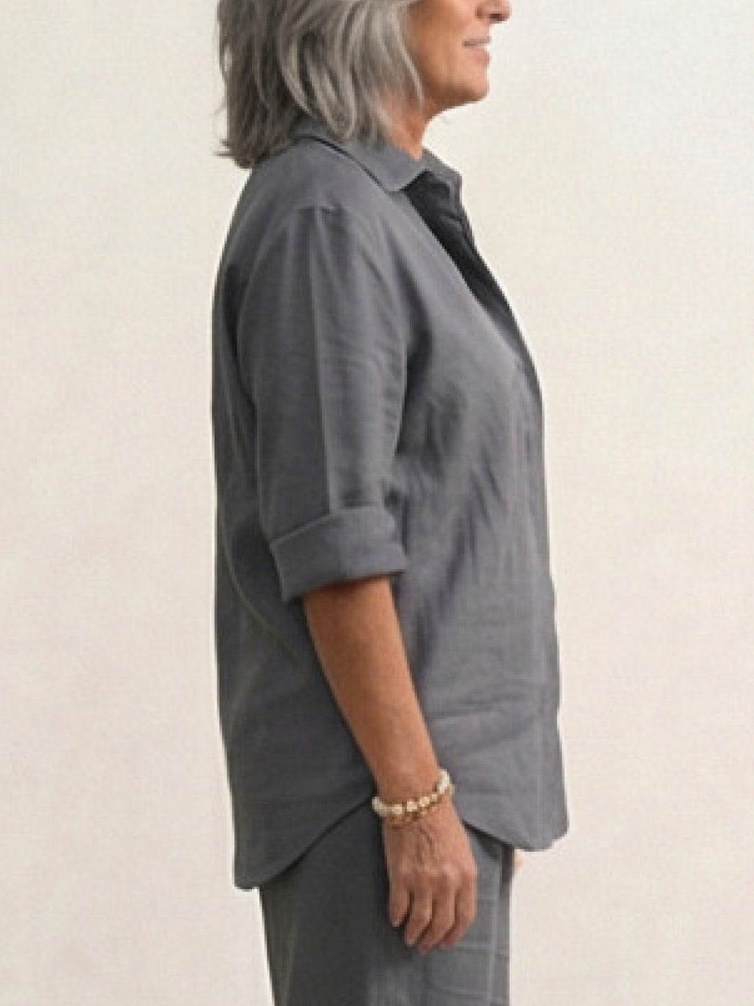Women’s Shirt and Wide-Leg Trouser Set – Flowing Chic Two-Piece Outfit