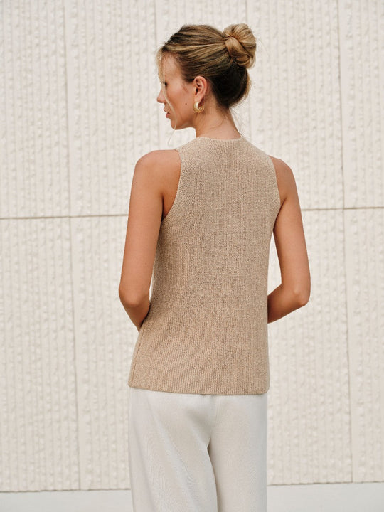 Women’s Sleeveless Halter Blouse – Elegant Summer Top
