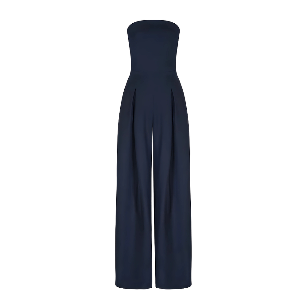 Women's Sleeveless Jumpsuit with Relaxed Fit and Pockets