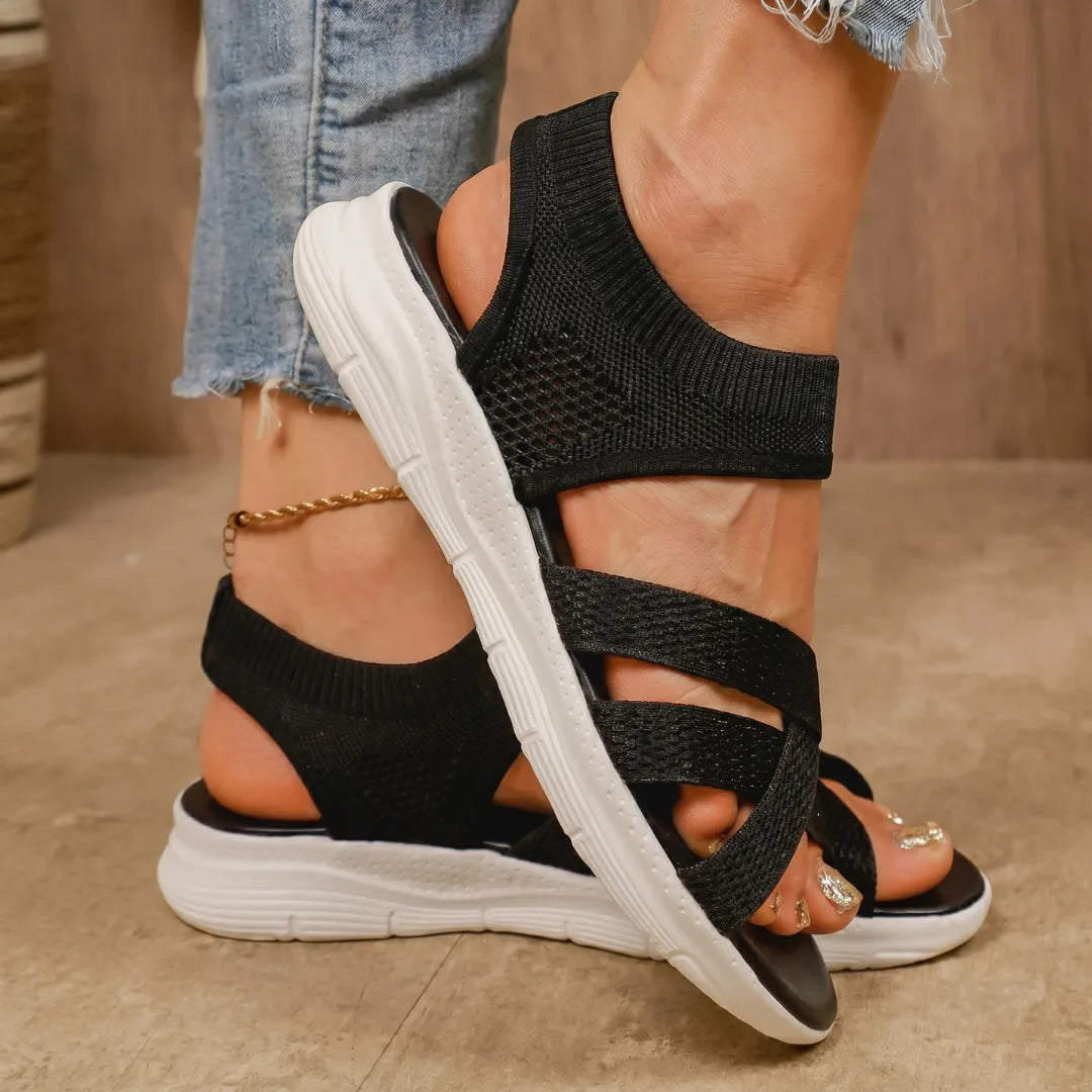 Women’s Slip-On Support Sandals with Stable Sole