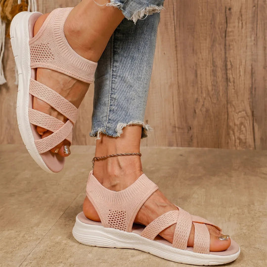 Women’s Slip-On Support Sandals with Stable Sole