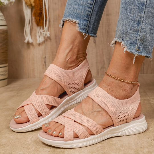 Women’s Slip-On Support Sandals with Stable Sole