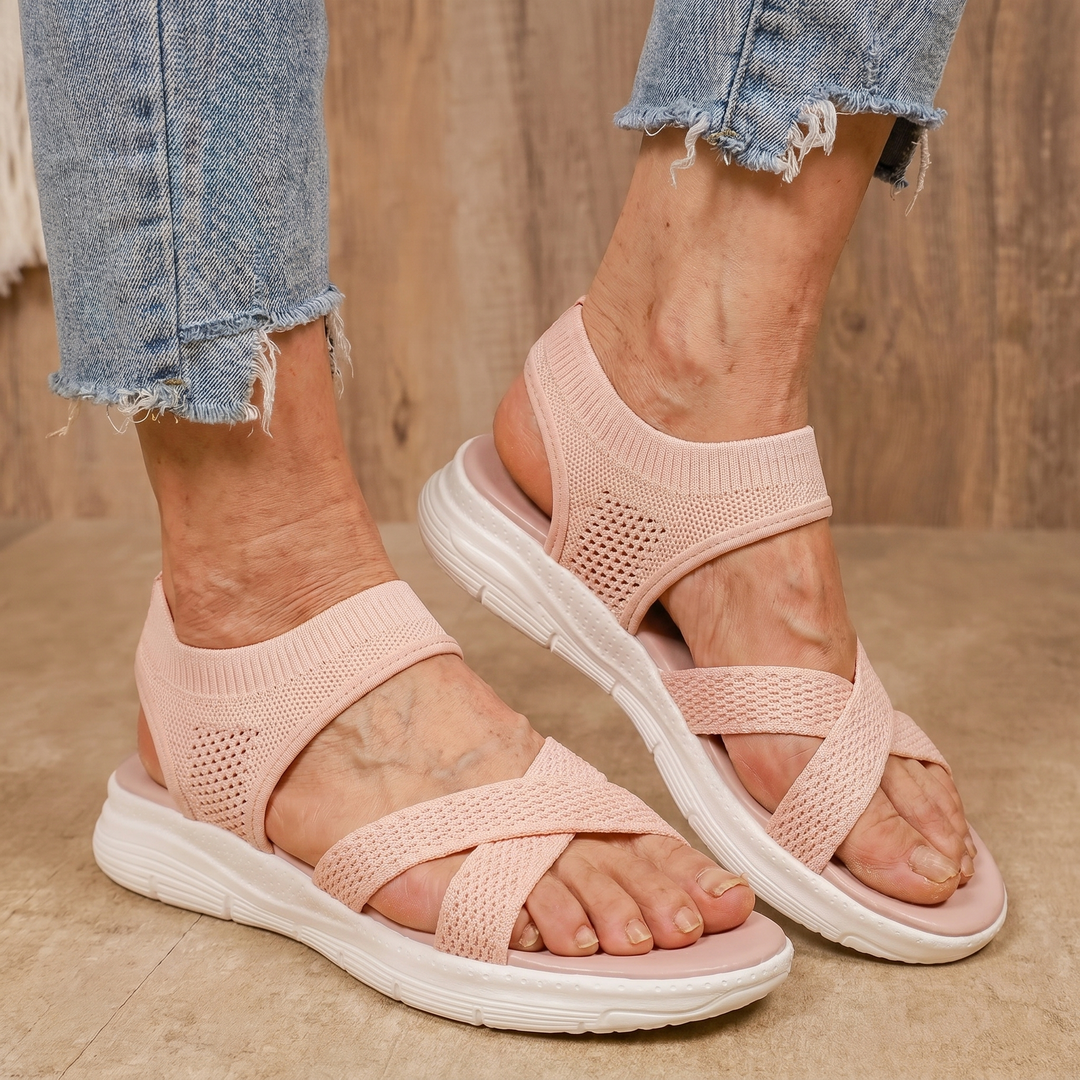 Women’s Slip-On Support Sandals with Stable Sole
