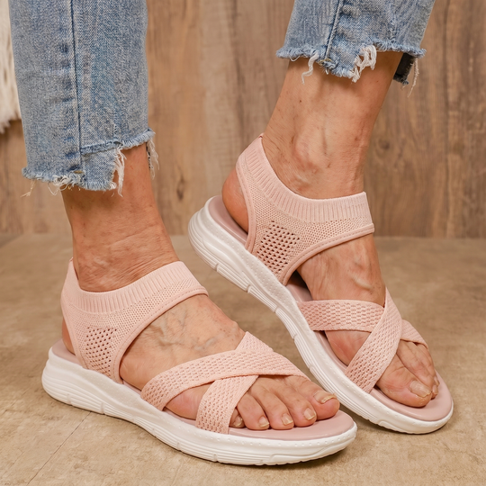 Women’s Slip-On Support Sandals with Stable Sole