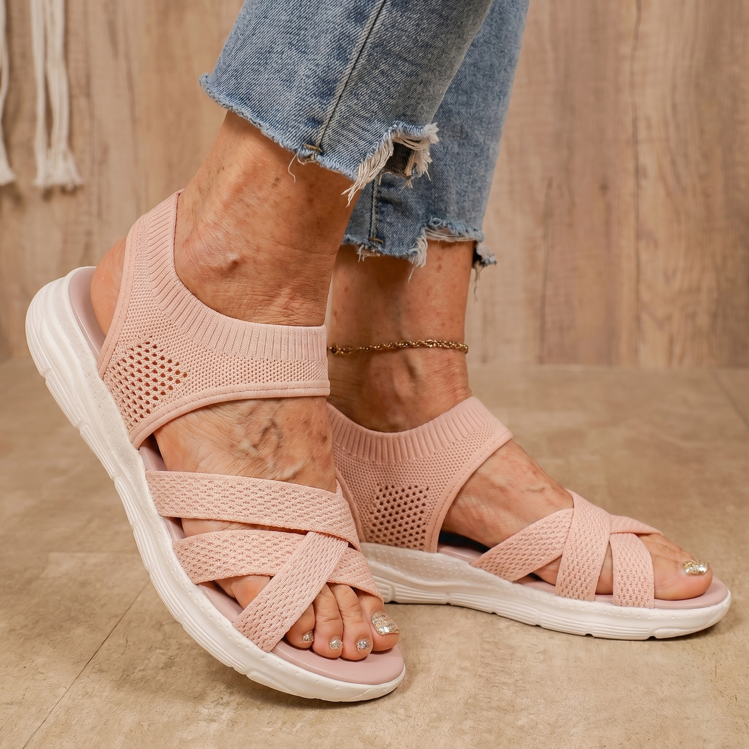 Women’s Slip-On Support Sandals with Stable Sole