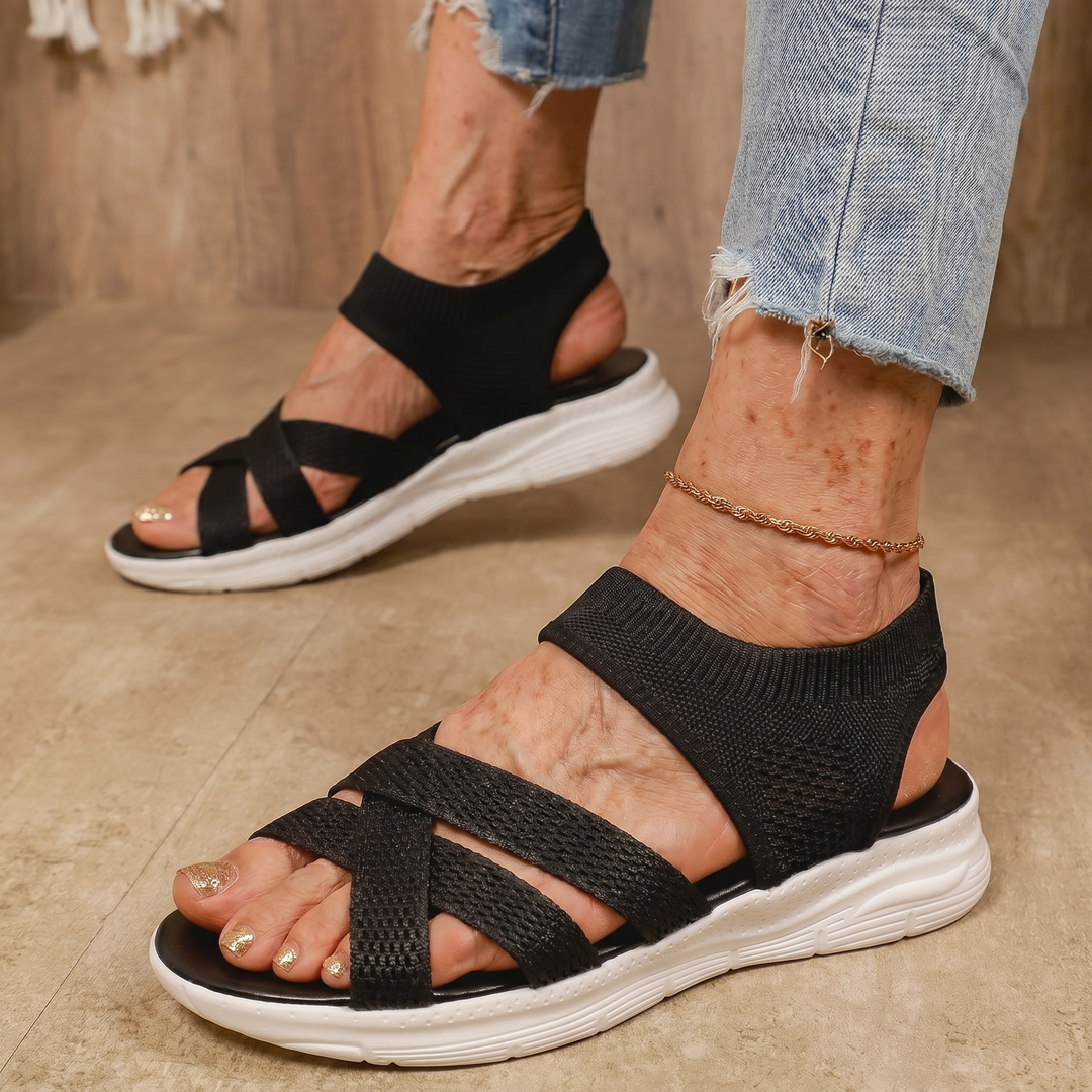 Women’s Slip-On Support Sandals with Stable Sole