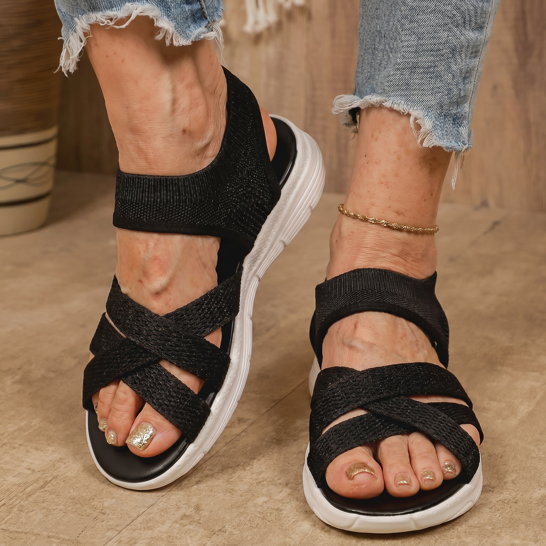 Women’s Slip-On Support Sandals with Stable Sole