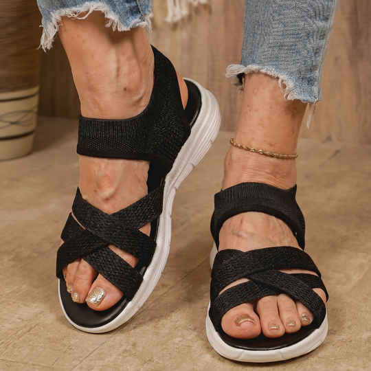Women’s Slip-On Support Sandals with Stable Sole