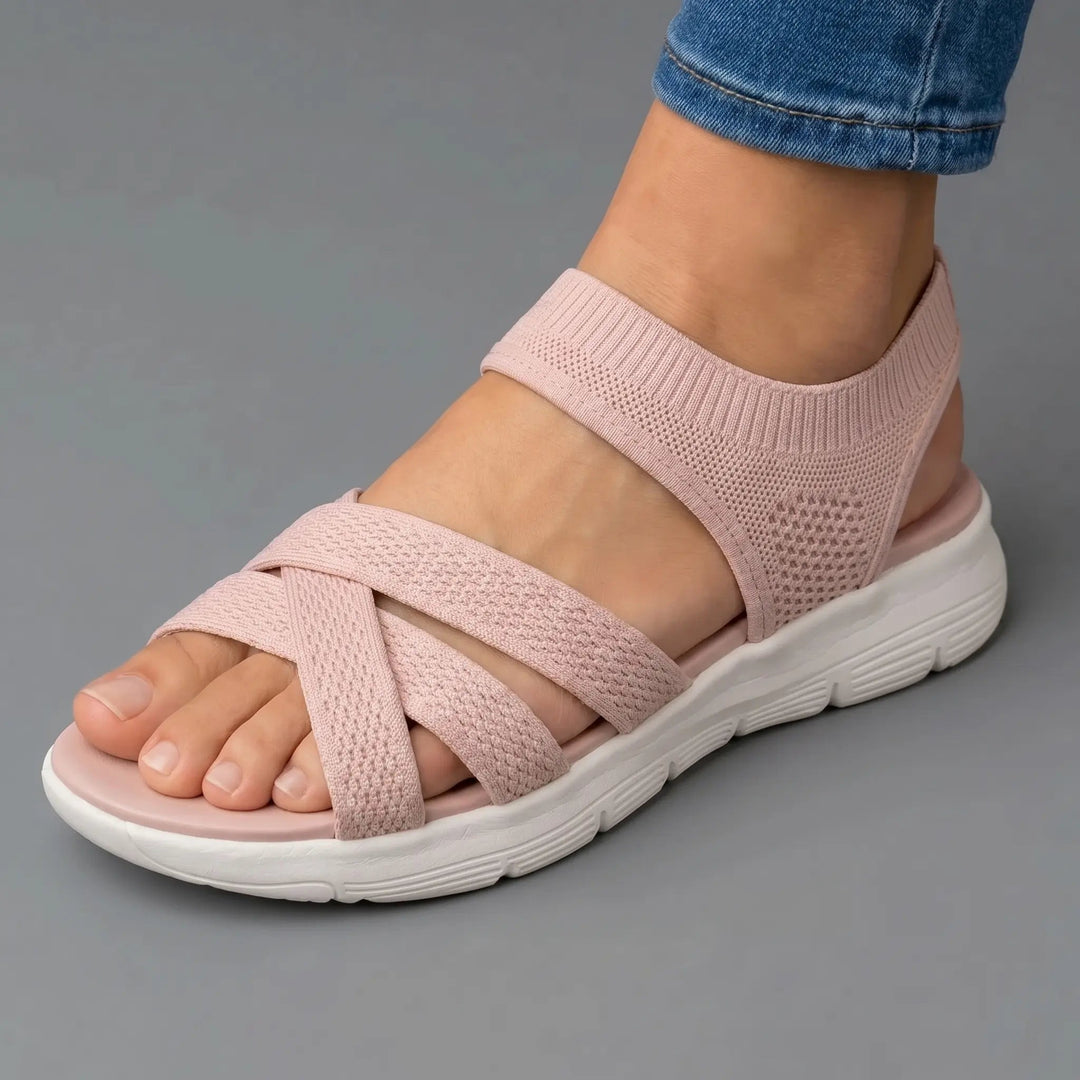 Women’s Slip-On Support Sandals with Stable Sole