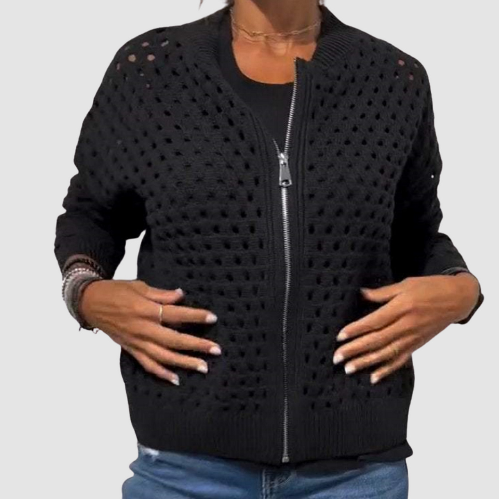Women's Soft-Knit Button Cardigan – Elegant Everyday Layer