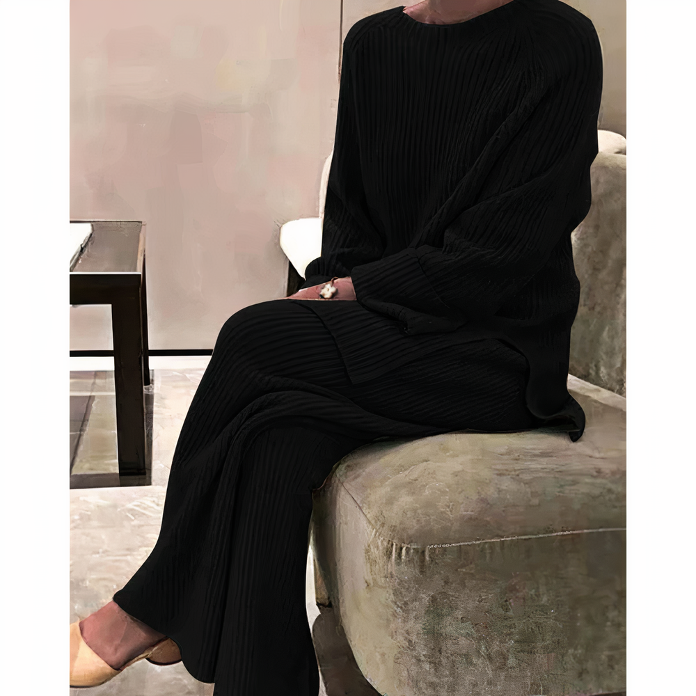 Women's Soft Knit Jumper and Tapered Trouser Lounge Set