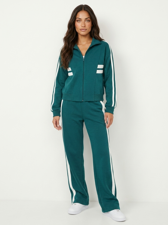 Women’s Sporty-Chic Lounge Set – Comfortable Two-Piece Everyday Outfit