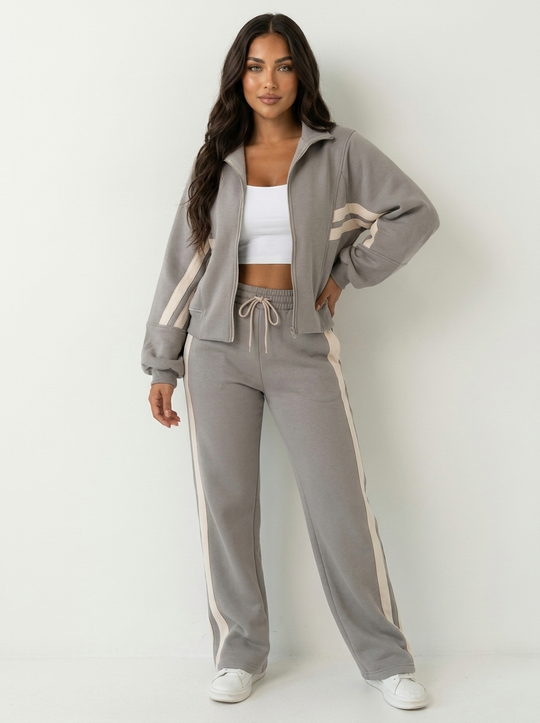 Women’s Sporty-Chic Lounge Set – Comfortable Two-Piece Everyday Outfit