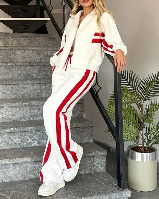 Women’s Sporty-Chic Lounge Set – Comfortable Two-Piece Everyday Outfit