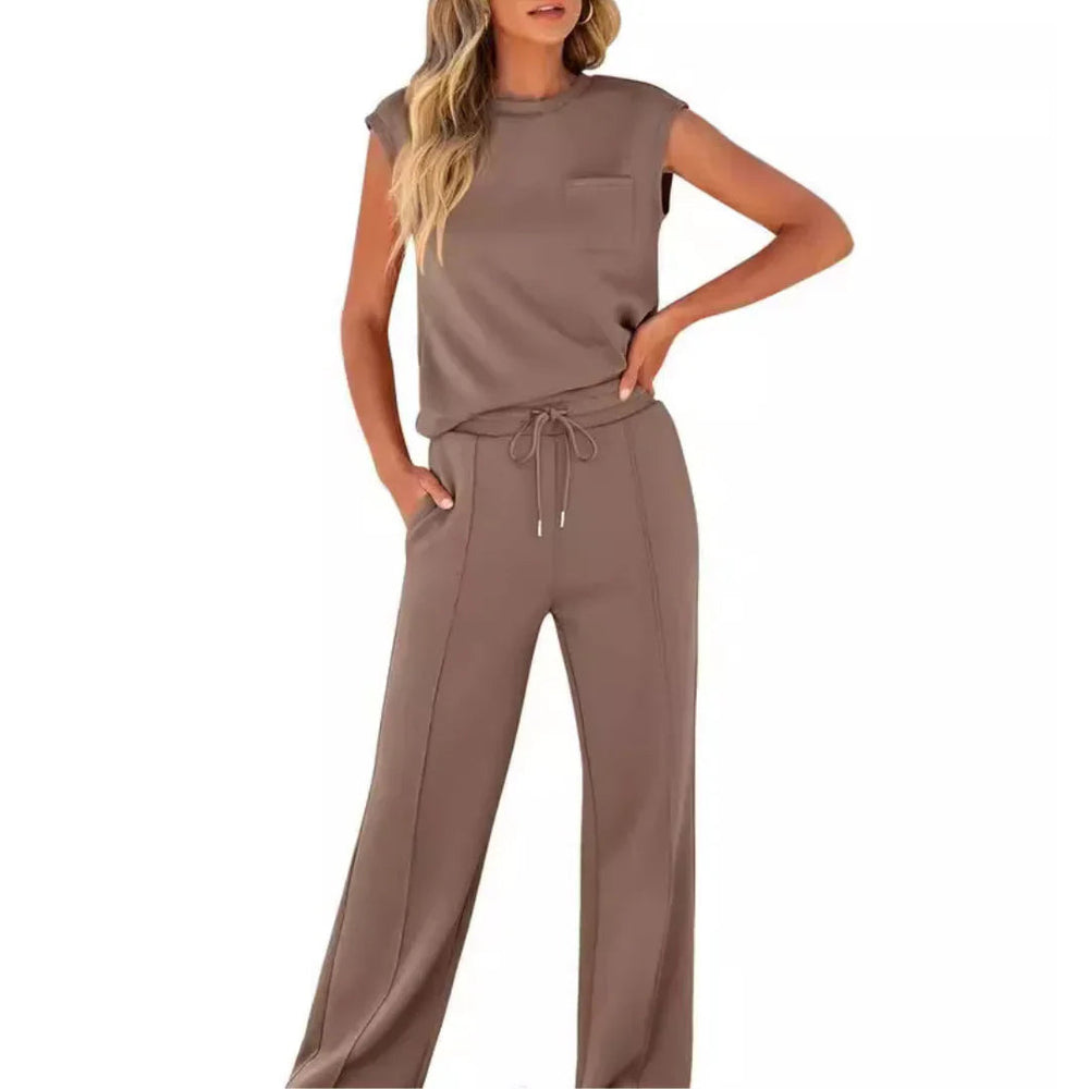 Women's Summer Lounge Set – Soft Coordinated Two-Piece Outfit