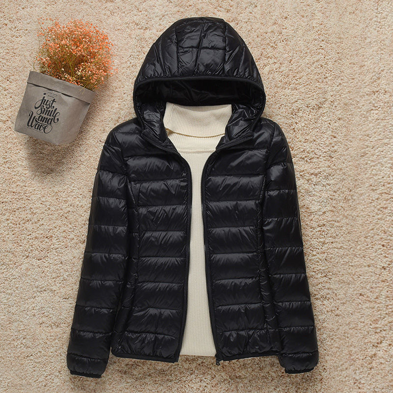 Women's Ultra-Light Quilted Jacket – Slim Packable Winter Layer
