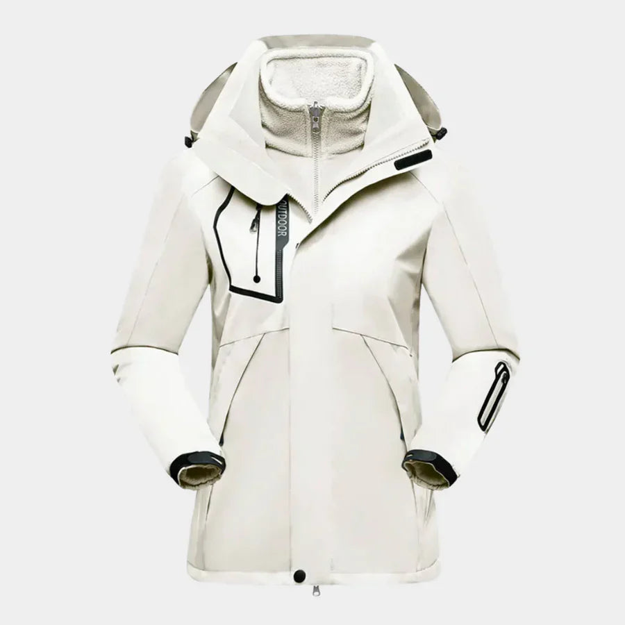 Women's Waterproof Ski Jacket – Breathable Athletic Snowboard Coat