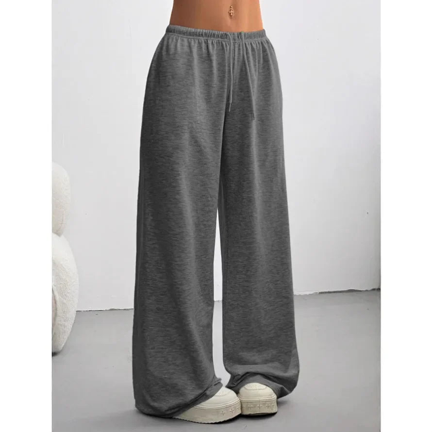 Women’s Wide-Leg Jogger Pants – Lightweight Relaxed Sweatpants