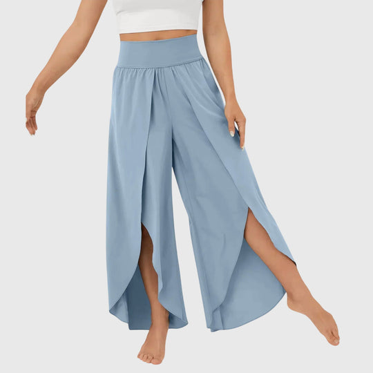 Women’s Wide-Leg Summer Pants – Lightweight Relaxed Everyday Trousers