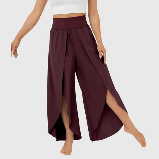 Women’s Wide-Leg Summer Pants – Lightweight Relaxed Everyday Trousers